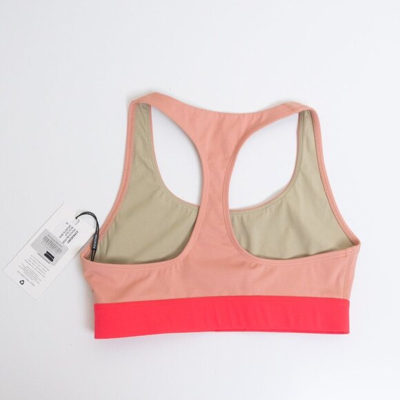 P.E Nation Sports Bra Fitness Active Colourful Box Out  Peach Bloom Small - Picture 4 of 14